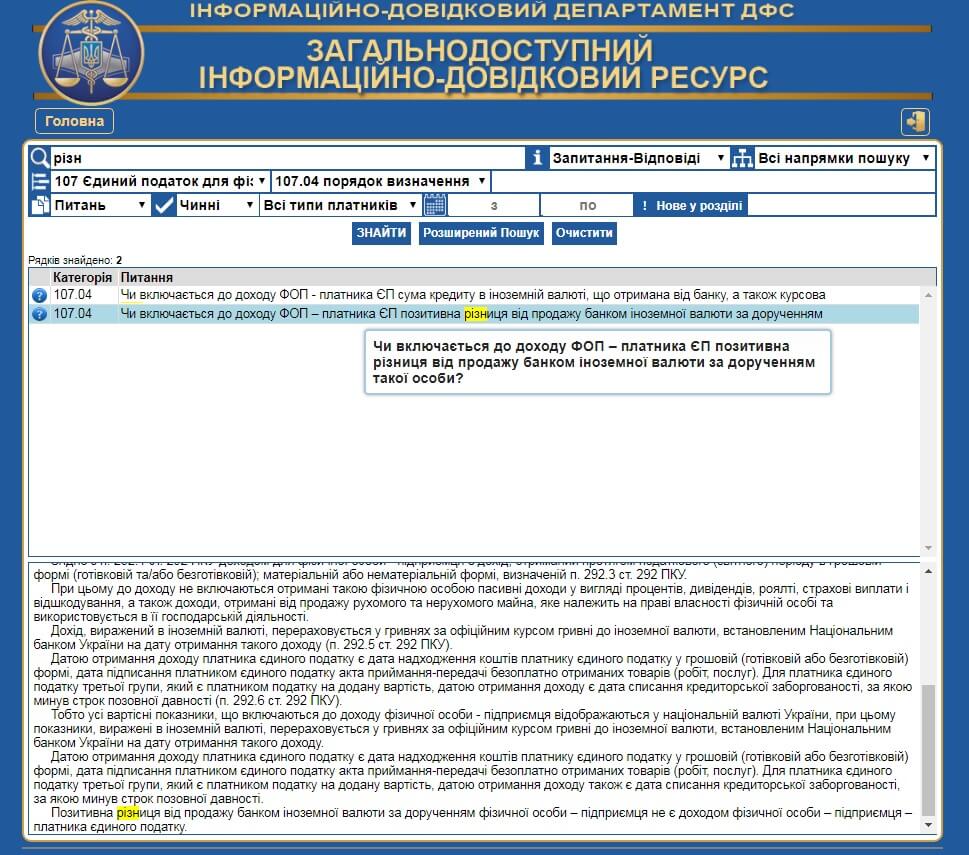 курсовые разницы