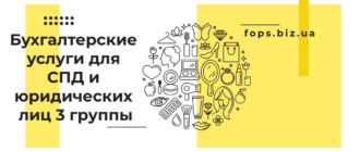 Бухгалтерские услуги для СПД и юридических лиц 3 группы